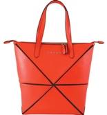 Женская сумка Cross Origami AC751301-3 кожа наппа гладкая+ткань, цвет красный, 31х26,3х10см